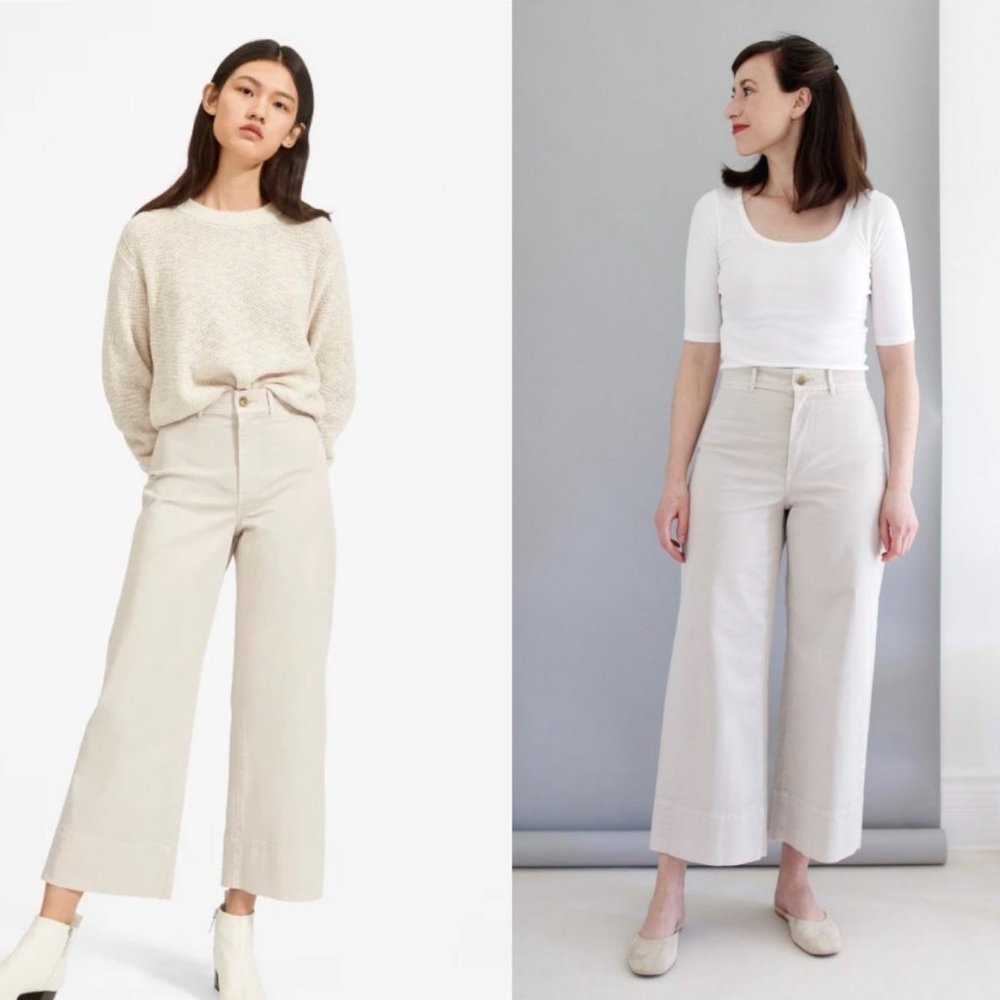 Everlane The Lightweight Leg Crop Chino 2 NWT - Picture 1 of 15